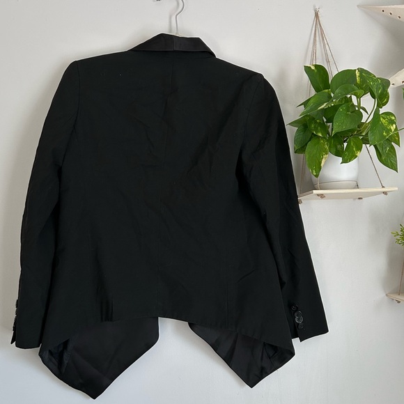 🩷MICHAEL KORS BLACK TUXEDO BLAZER WOMANS SIZE XS BUSINESS OFFICE LONG SLEEVE - Picture 7 of 7